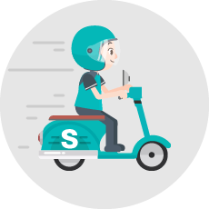 SKOOTAR ช่วยคุณได้อย่างไร? สะดวกรวดเร็ว แมสเซ็นเจอร์รับงานใน 2 นาท รับเอกสาร, ส่งของ, ส่งสินค้า, ส่งอาหาร, เก็บเช็ค, วางบิลในเวลาที่ต้องการ